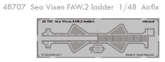 1/48 Sea Vixen FAW.2 ladder (Airfix)