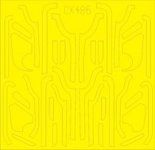 Mask 1/72 B-17G antiglare panels