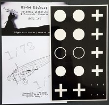 1/72 Tachikawa Ki-54 Hickory National Insignias & Markings mask
