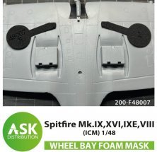 1/48 Spitfire Mk.IX, XVI; IXE, VIII Foam flexible mask