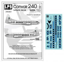 1/126 Varig Convair 240 delivery colors