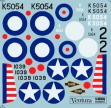 Ventura Décalcomanies Spitfire XP-51 Mustang 1/48 Ventura Décalcomanies Spitfire XP-51 Mustang 1/48