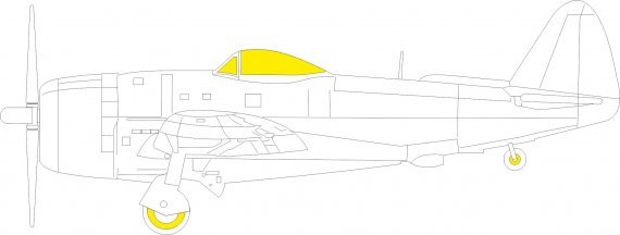 Mask 1/48 P-47D-25 TFace Miniart