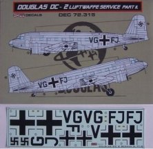 1/72 Douglas DC-2 Luftwaffe Part II (for MPM)