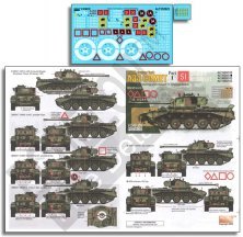 1/35 A34 Comets of 23 Hussars, 11 Armoured Division Marking set