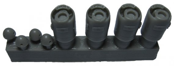 1/144 Douglas DC-4 Northstar Merlins UK Exhaust (for Minicraft)