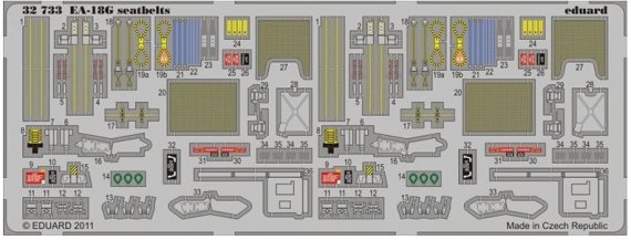 1/32 EA-18G seatbelts (TRUMP)