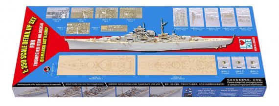 1/350 Bismarck 1941 Detail-up Set