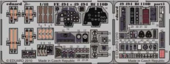 1/48 Bf 110D interior S.A. (DRAG)