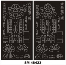 1/48 Ilyushin IL-4 2 canopy mask (outside & inside) for Xuntong