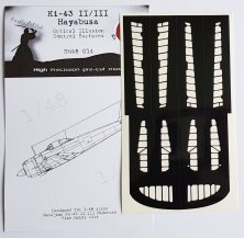 1/48 Nakajima Ki-43-II Hayabusa Control Surfaces