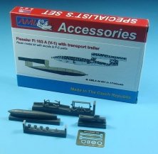 1/144 Fieseler Fi-103A with transport trailer