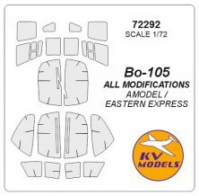 1/72 Mbb Bo-105 paint masks