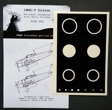 1/48 Mitsubishi A6M1/A6M2/A6M3 National Insignia paint masks