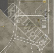 1/144 Southend Airport Size 675mm x 675mm