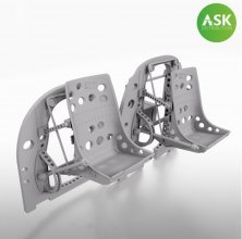 1/48 Mitsubishi A6M2-K detailed set of two bulkheads with seats