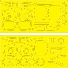 1/48 Republic F-105D Thunderchief ADVANCED Mask set