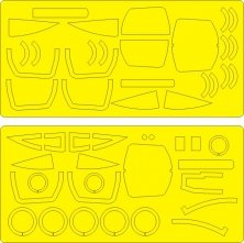 1/48 Republic F-105D Thunderchief Mask for EXPERT
