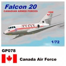 1/72 Dassault-Mystere Falcon 20 Decals Canada Air Force
