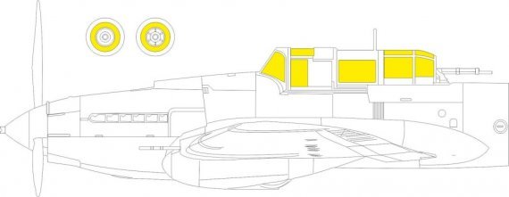 Mask 1/48 Il-2 mod. 1943 TFace