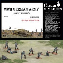 Caesar Miniatures Infanterie Allemande WWII Combat Team 2 1/72