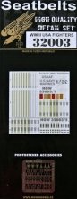 1/32 Seatbelts US Fighters WWII