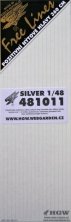 1/48 Rivets  single line SILVER (360 cm, 1/2 A5)