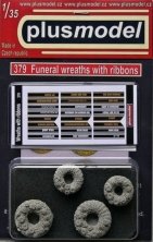 1/35 Funeral wreaths with ribbons