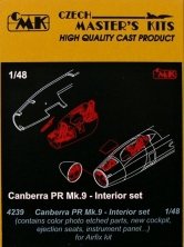 1/48 Canberra PR Mk.9  Interior Set (AIRFIX)