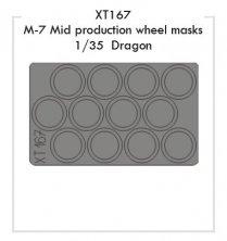1/35 M-7 Mid production wheel masks (DRAG)