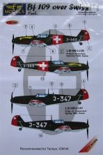 1/72 Decals Bf 109 over Swiss  Part I.