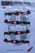 1/72 Decals Bf 109 over Swiss  Part II.