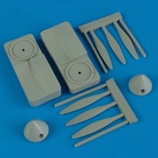1/48 P-38 Lightning propeller w/tool (HAS)