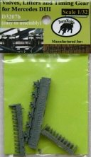 1/32 Valves,Lifters,Tim.Gear Mercedes D.III Set 2