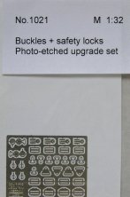 1/32 Buckles + safety locks for 2 seats (AIRFIX)