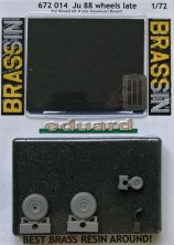 BRASSIN 1/72 Ju 88 wheels late (REV)
