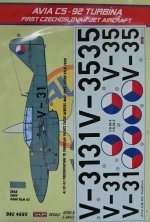 1/48 Decals Avia CS-92 Turbina (Czechoslovakia)