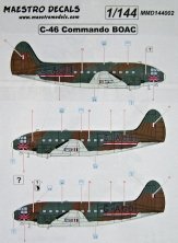 1/144 C-46 Commando  BOAC (decals)