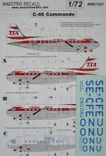 1/72 C-46 Commando  TransAir (decals)