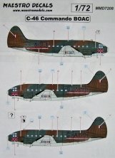 1/72 C-46 Commando  BOAC (decals)