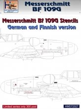 1/72 Stencils Bf 109G (German&Finnish versions)