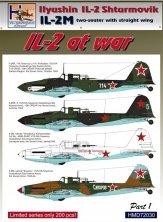 1/72 Decals IL-2 At War Part 1 (IL-2M Two-seater)
