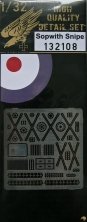 1/32 Sopwith Snipe details PE set (WNW)
