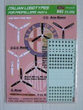 1/72 Decals Italian logotypes for propeller Part 2