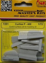 1/72 Curtiss P-40E Control surface set (ACAD)