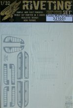 1/32 FW190D-9 Control surfaces Riveting Set (HAS)