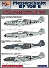 1/48 Decals Bf 109E Nachtjagdgrupe  Part 1