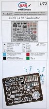 1/72 SB2U-1/2 Vindicator Detail PE set (SP.HOBBY)