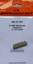 1/32 P-40E Warhawk exhaust (HAS)