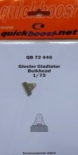 1/72 Gloster Gladiator bulkhead (AIRFIX)
